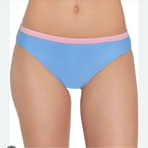 Salt + Cove Women's Swim Bottom Periwinkle Light Pink Band Solid XL NWT